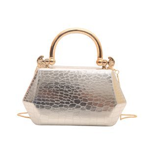 Damen stilvolle Handtasche mit exklusivem Metallgriff Nord Taschen