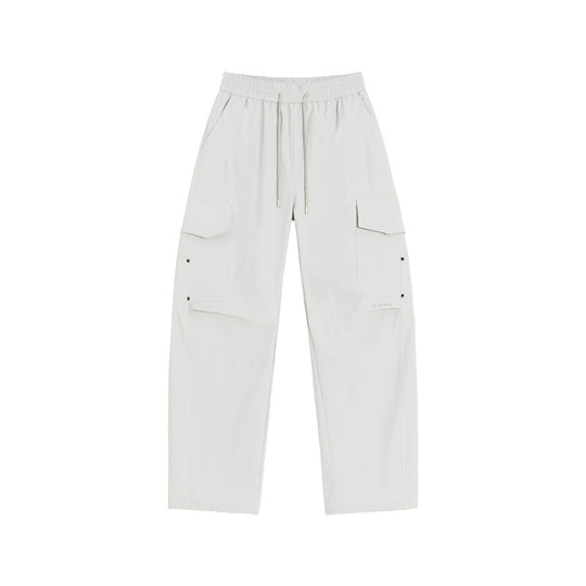 Herren Cargo-Freizeithose mit elastischem Bund, Kordelzug & aufgesetzten Klappentaschen Nord Taschen