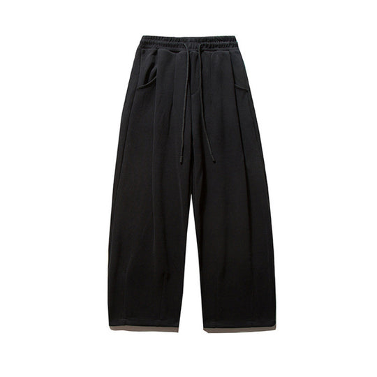 Unisex Weite Jogginghose mit Bundfalten, Elastischem Tunnelzug und Seitentaschen Nord Taschen