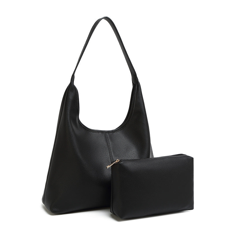 Damen großzügige Hobo-Tasche aus strukturiertem Kunstleder Nord Taschen