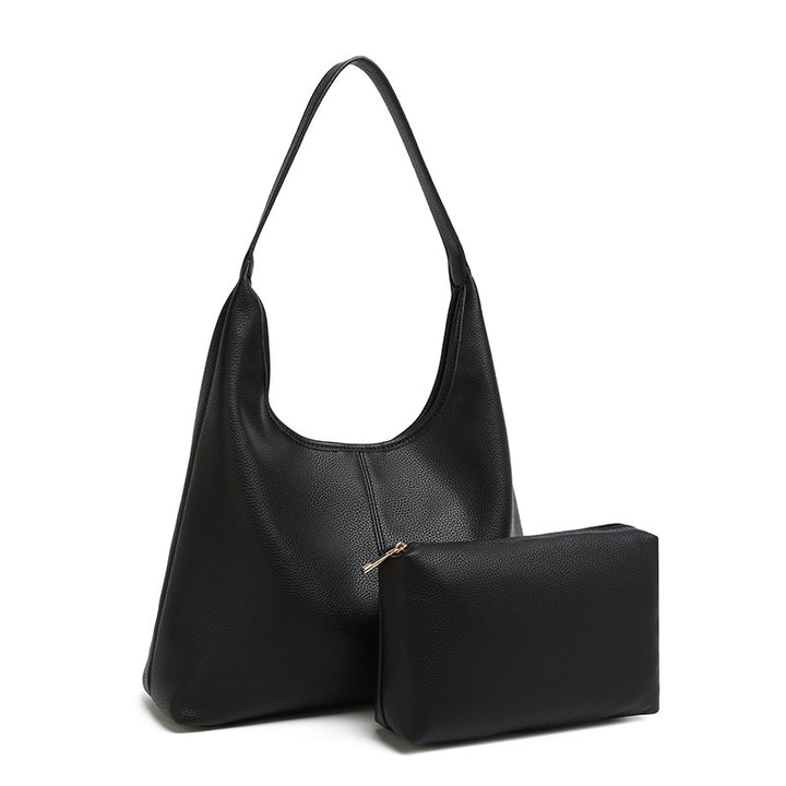 Damen großzügige Hobo-Tasche aus strukturiertem Kunstleder Nord Taschen