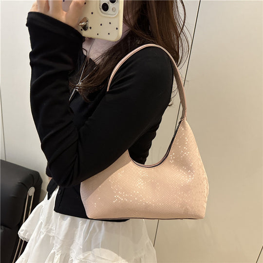 Damen Hobo-Tasche mit strukturiertem Obermaterial und elegantem Tragegriff Nord Taschen