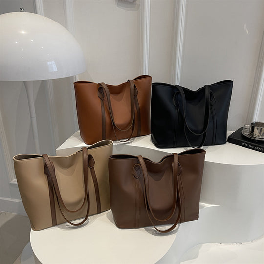 Damen Tote-Tasche aus hochwertigem Kunstleder mit geräumigen Innenfächern Nord Taschen