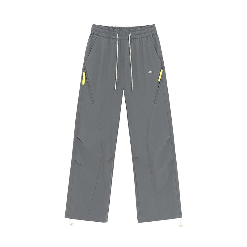 Damen Weite Utility-Trainingshose mit elastischem Bund, Reißverschlusstaschen & verstellbarem Saum Nord Taschen