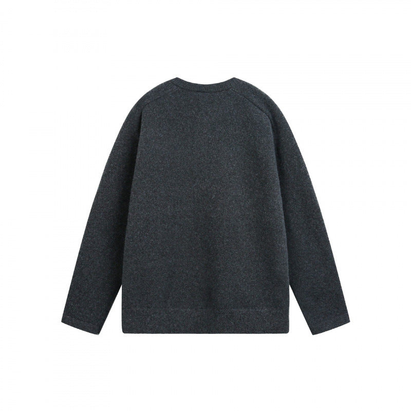 Unisex Feinstrick-Henley-Pullover mit Raglanärmeln und halber Knopfleiste Nord Taschen