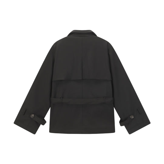 Damen Doppelreihiger Trenchcoat Nord Taschen