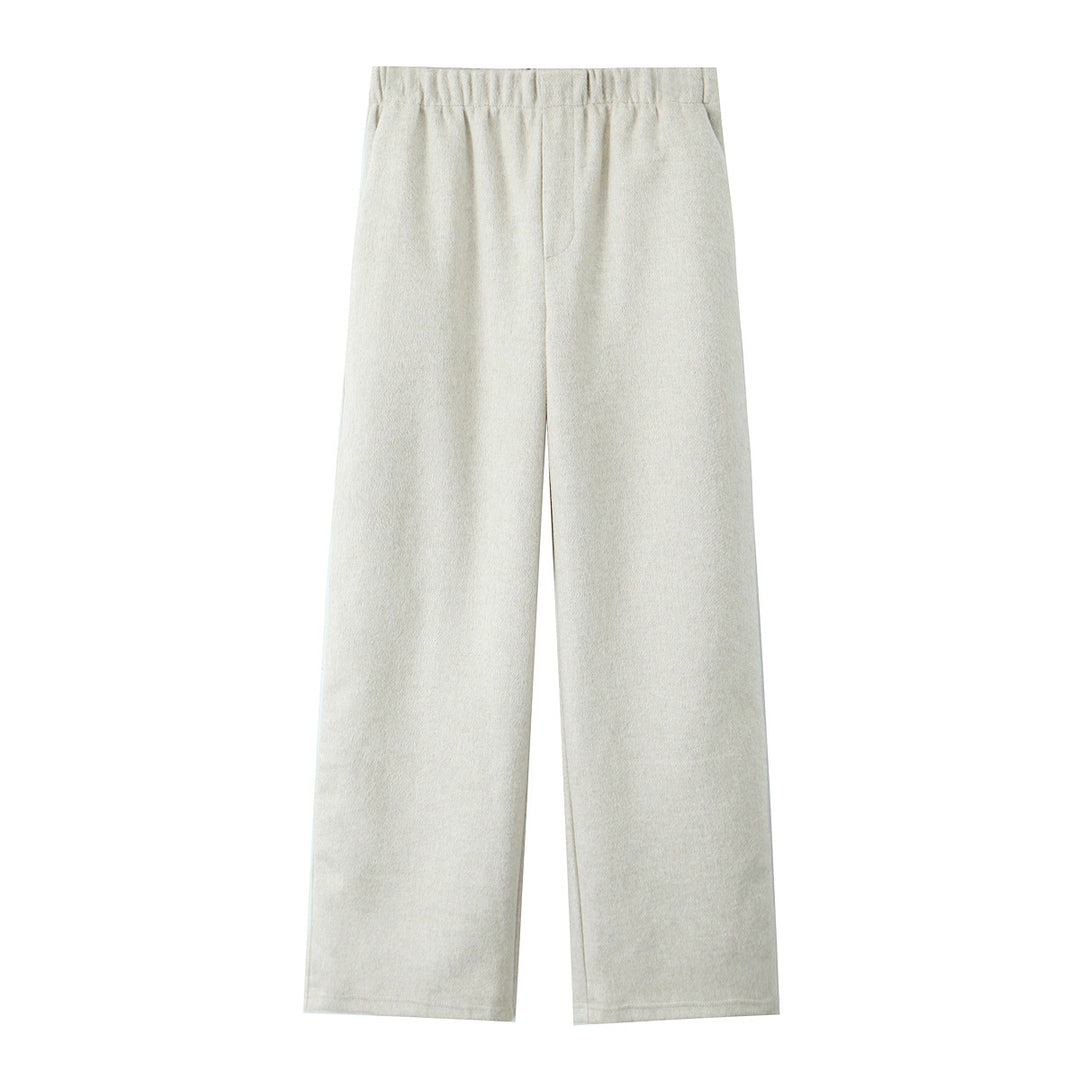 Damen Weite Jersey-Hose mit hohem Bund und elastischem Gummizug Nord Taschen