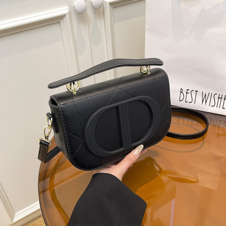 Damen Umhängetasche aus strukturiertem Kunstleder mit stilvollem Logo Nord Taschen