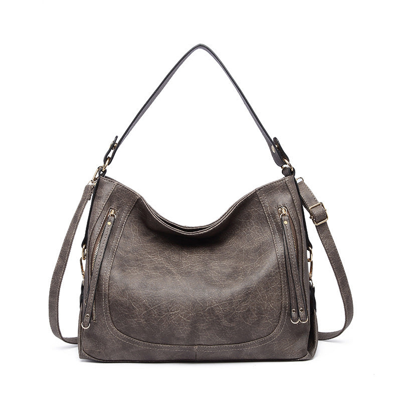 Damen Hobo-Tasche mit elegantem Faltendesign und verstellbarem Schulterriemen Nord Taschen