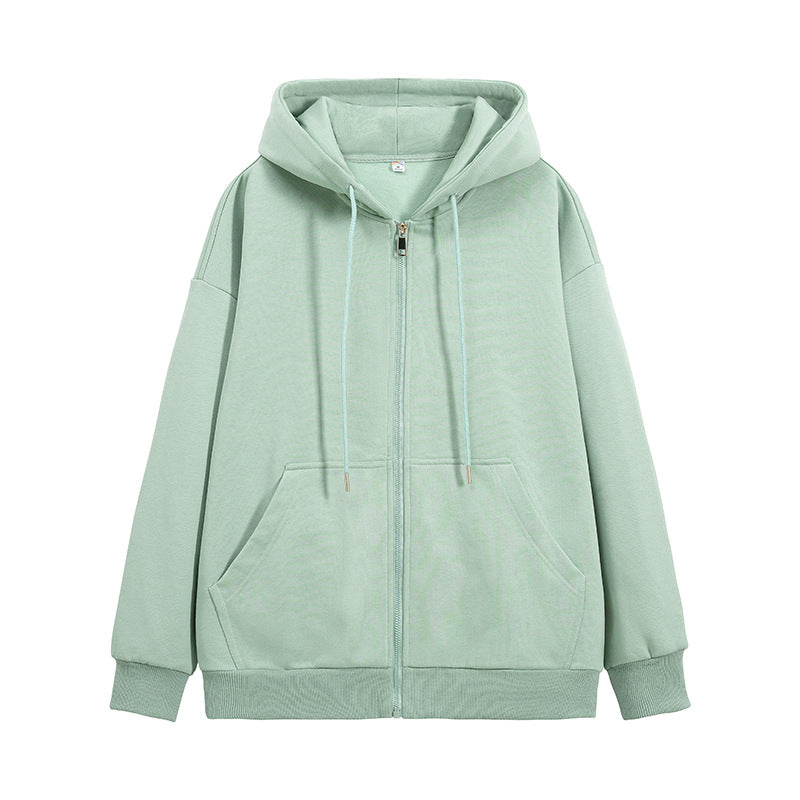 Unisex Oversize Kapuzen-Fleecejacke mit Boxy-Schnitt und Metall-Reißverschluss Nord Taschen