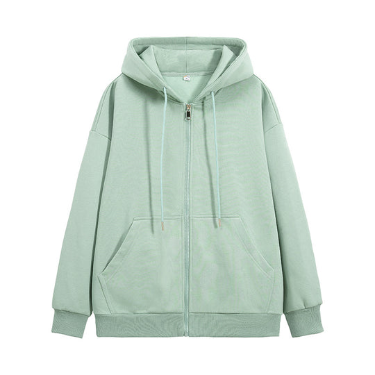 Unisex Oversize Kapuzen-Fleecejacke mit Boxy-Schnitt und Metall-Reißverschluss Nord Taschen
