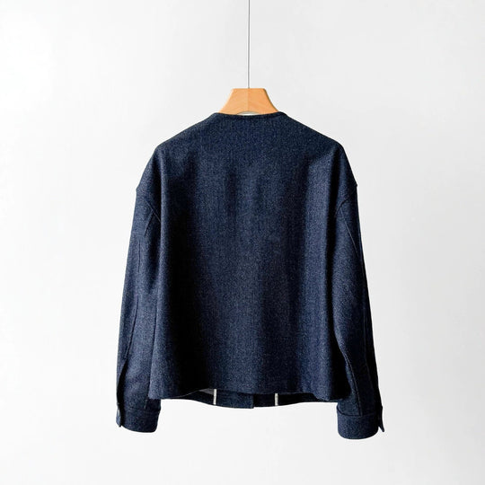 Damen Modische Jacke mit Knöpfen und praktischen Taschen Nord Taschen