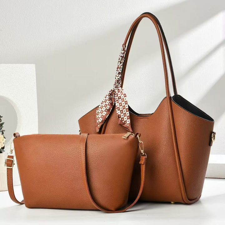 Damen modische Shopper-Tasche mit abnehmbarer Clutch Nord Taschen