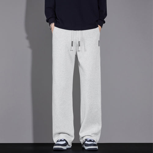 Herren Locker geschnittene Sweatpants mit Kordelzug und geradem Bein Nord Taschen