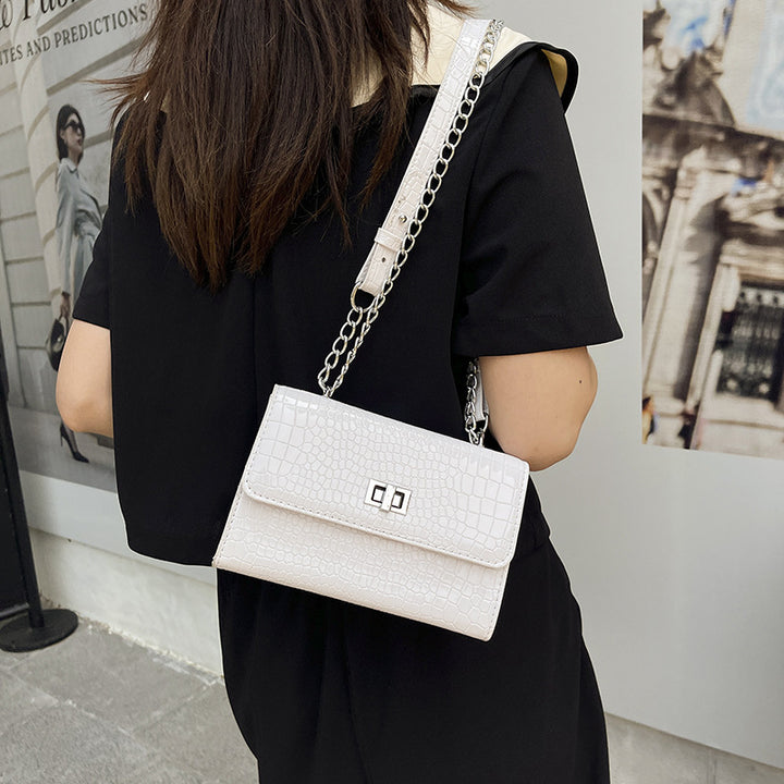 Damen Umhängetasche mit elegantem Krokodil-Design Nord Taschen