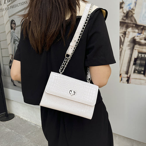 Damen Umhängetasche mit elegantem Krokodil-Design Nord Taschen