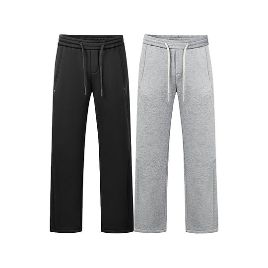 Unisex Locker geschnittene Sweatpant mit geradem Bein, elastischem Bund und aufgesetzten Gesäßtaschen Nord Taschen