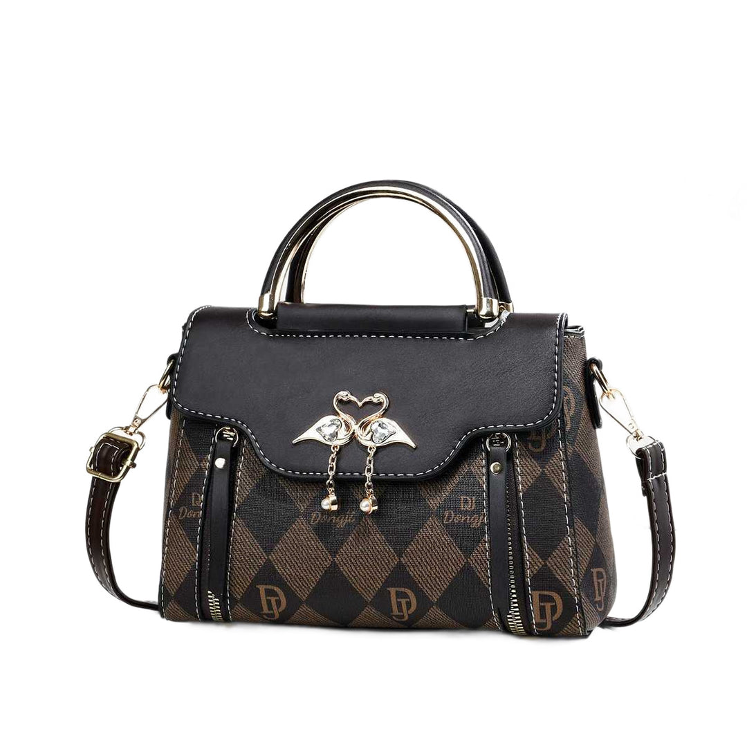 Damen modische Handtasche mit eleganter Struktur Nord Taschen