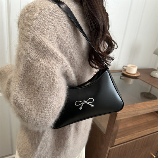 Damen Umhängetasche mit elegantem Schleifendetail Nord Taschen
