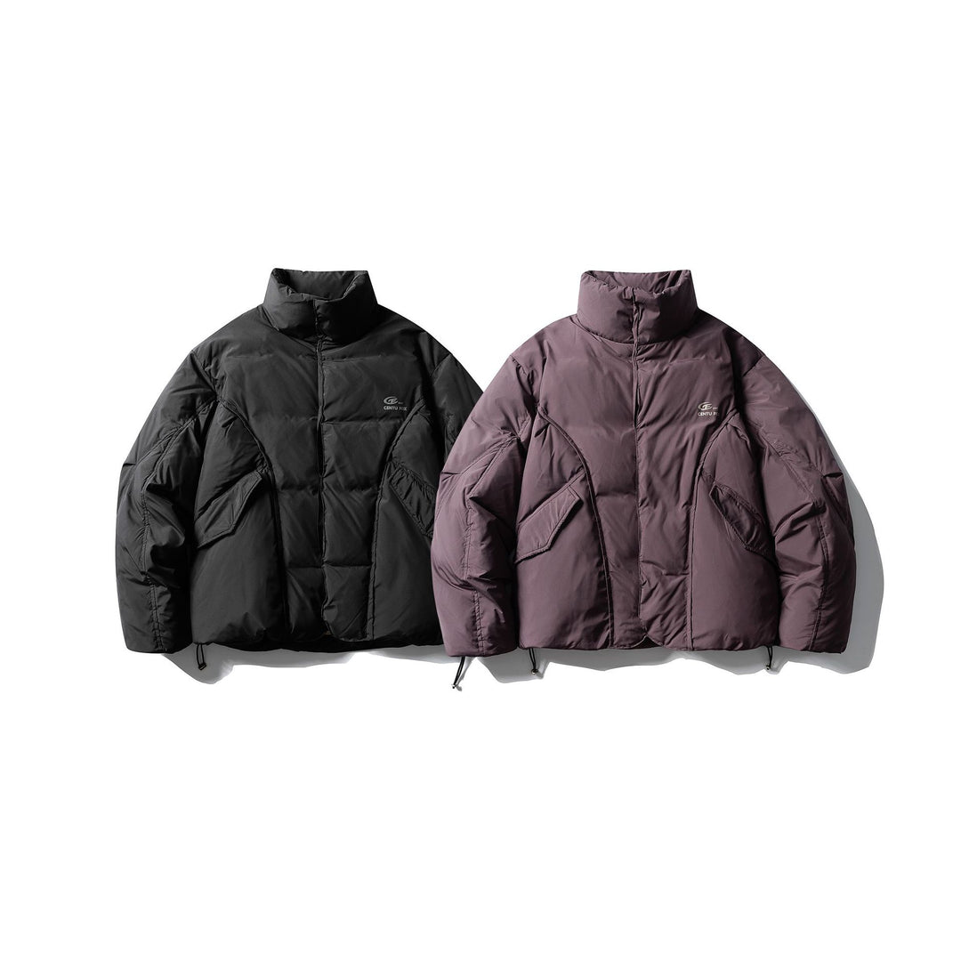 Herren Kurzboxy Isolationsjacke mit hohem Stehkragen und großen Klappentaschen Nord Taschen