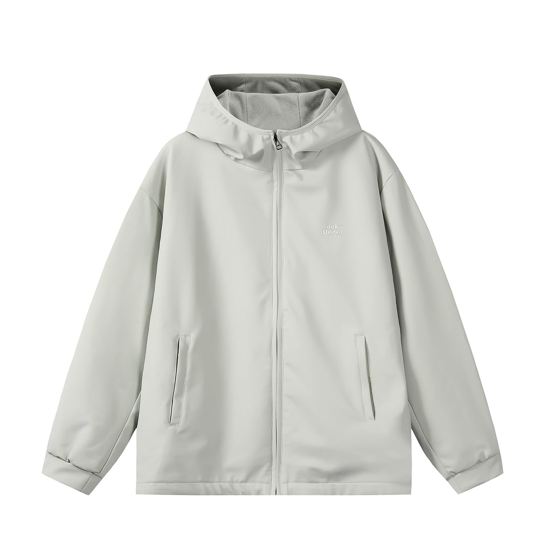 Unisex Wind- und Regenjacke mit Kapuze, wasserabweisender Softshell‑Hülle und wärmendem Fleecefutter Nord Taschen