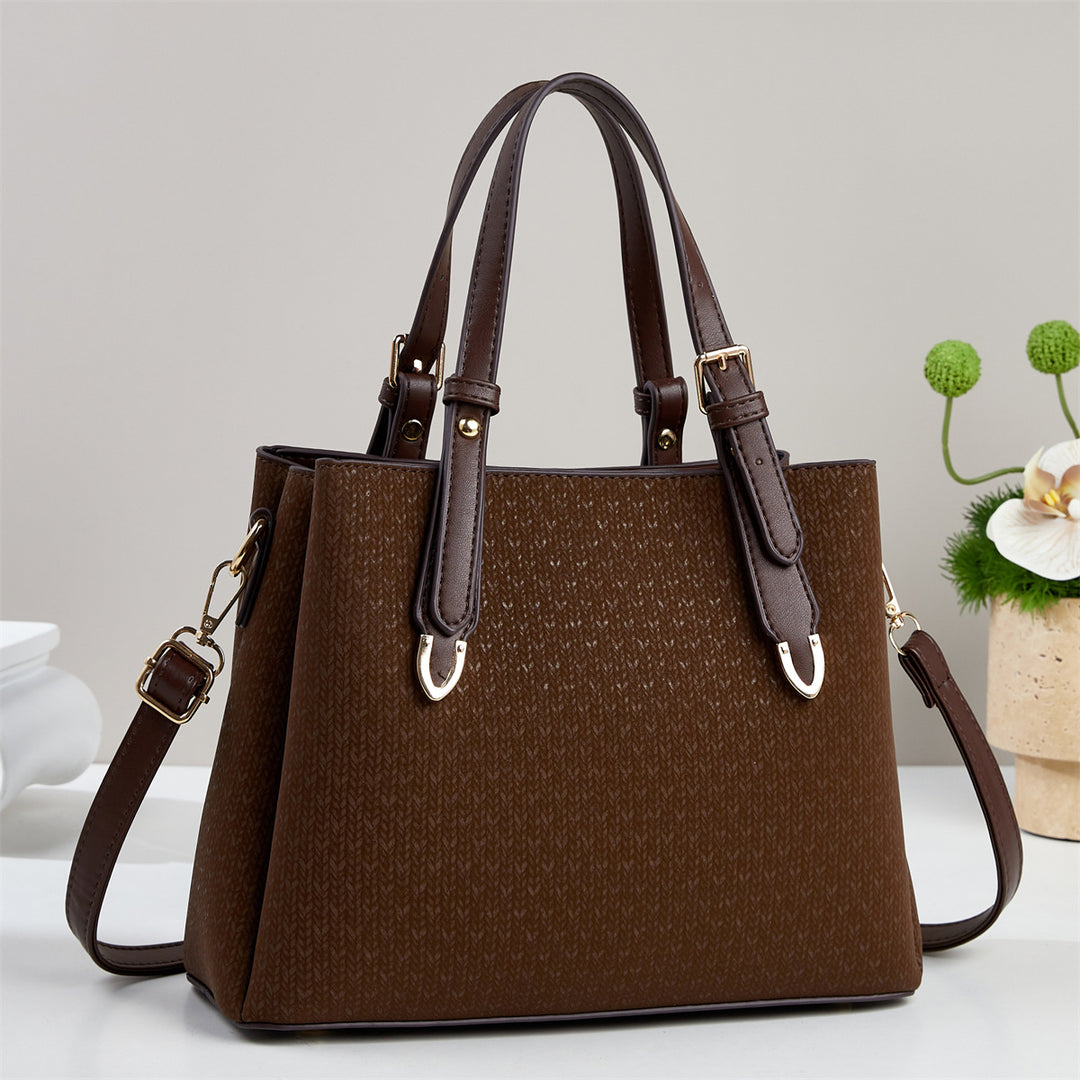 Damen Handtasche mit strukturiertem Design und abnehmbaren Tragegurt Nord Taschen