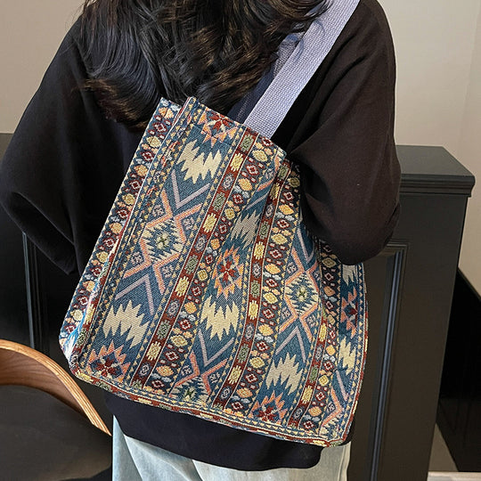 Damen modische Tragetasche im ethnischen Design Nord Taschen