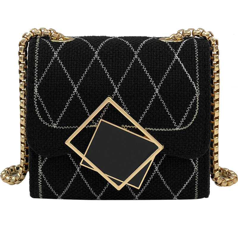 Damen stilvolle Clutch mit einzigartigem Verschluss Nord Taschen