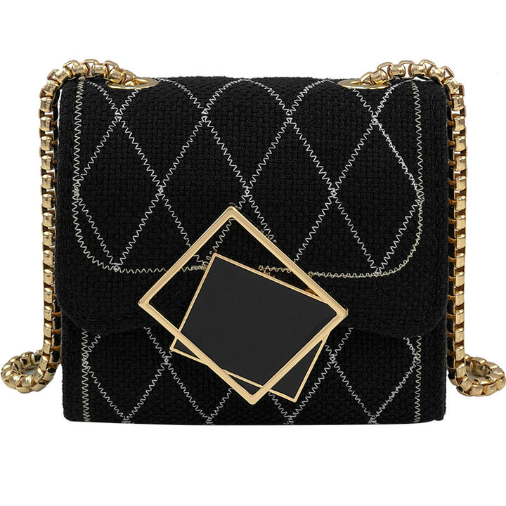 Damen stilvolle Clutch mit einzigartigem Verschluss Nord Taschen
