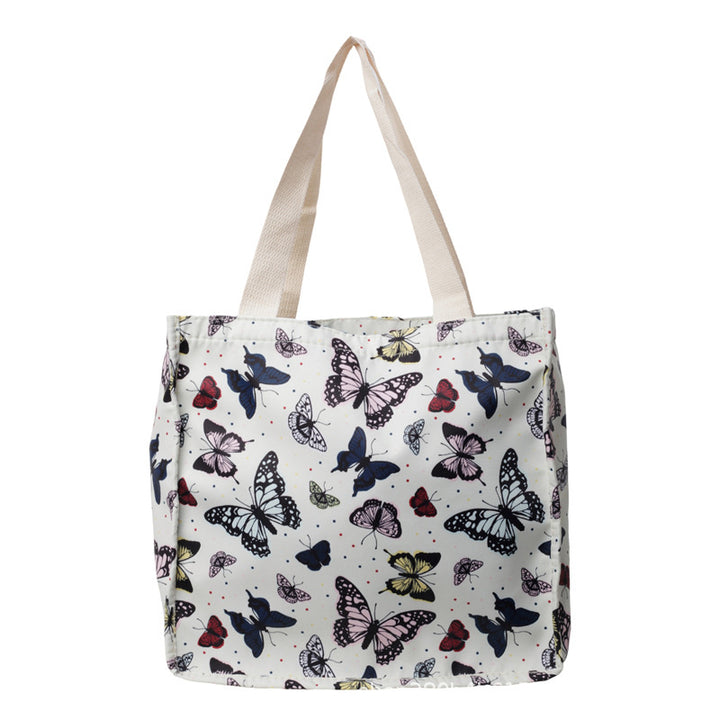 Damen praktische Tragetasche mit buntem Schmetterlingsmuster Nord Taschen