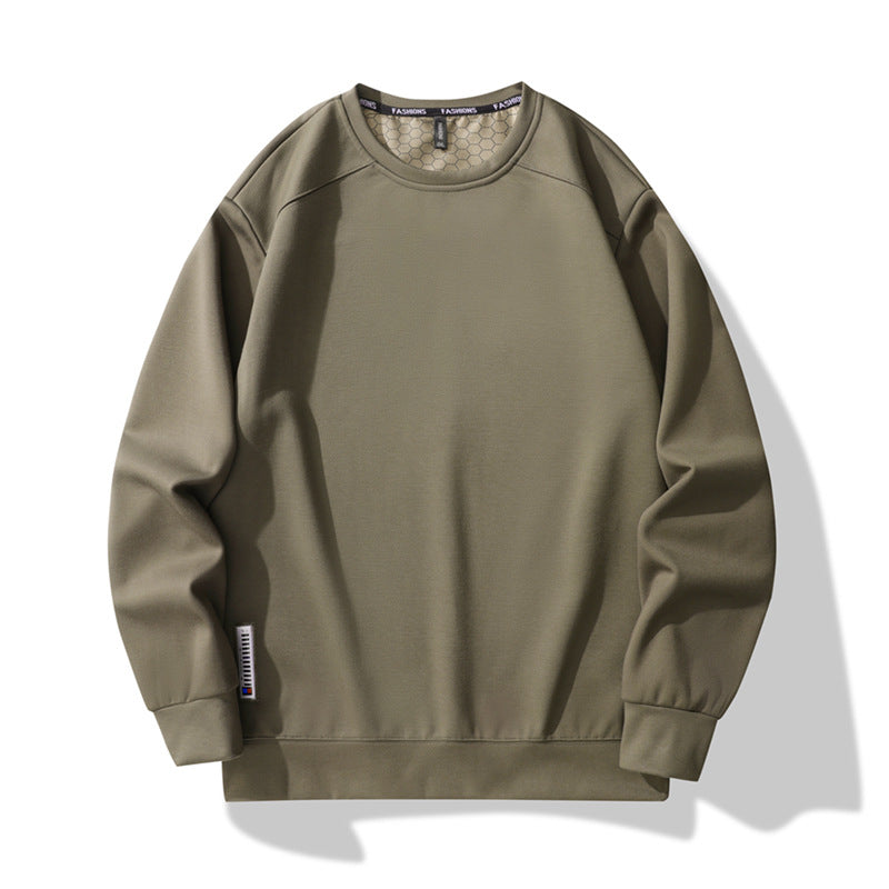 Herren Oversize-Sweatshirt aus technischem Jersey mit Rundhals und thermoregulierendem Futter Nord Taschen