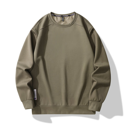 Herren Oversize-Sweatshirt aus technischem Jersey mit Rundhals und thermoregulierendem Futter Nord Taschen