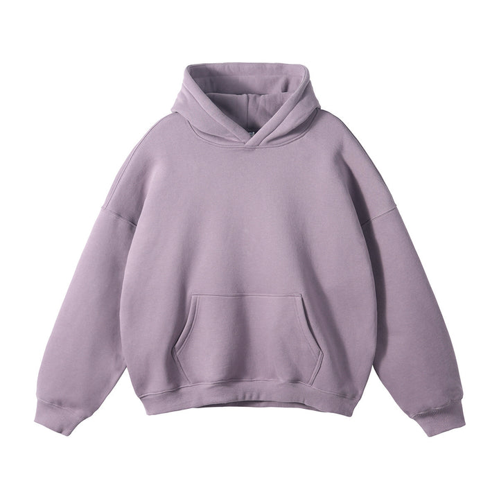 Unisex nan weit geschnittener Kapuzenpullover aus Bio-Baumwolle mit Kängurutasche Nord Taschen