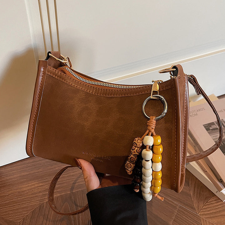 Damen Henkeltasche mit einzigartigem Dekor und praktischem Reißverschluss Nord Taschen