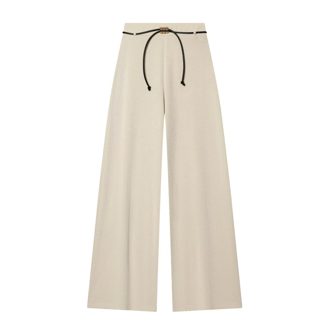 Damen Schulterfreier Feinstrick-Longsleeve mit drapiertem Wasserfallkragen Nord Taschen
