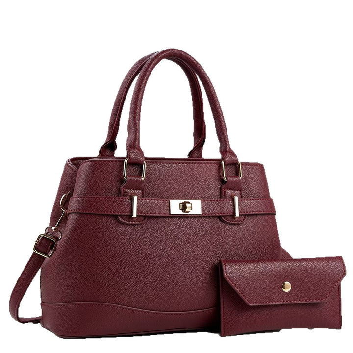 Damen stilvolle Handtasche mit abnehmbarem Portemonnaie Nord Taschen