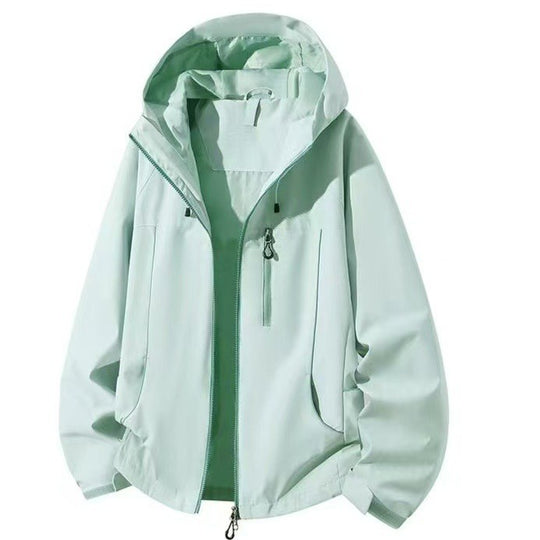 Herren Wasserdichte Kapuzen-Softshelljacke mit winddichtem Schnitt und Reißverschluss Nord Taschen