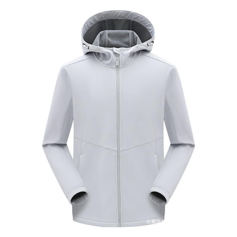 Herren technische Softshelljacke mit fleecegefütterter Kapuze und elastischem Stretchschnitt Nord Taschen