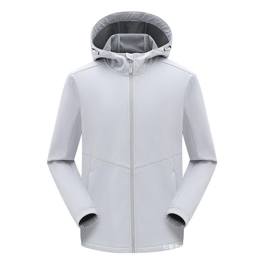 Herren technische Softshelljacke mit fleecegefütterter Kapuze und elastischem Stretchschnitt Nord Taschen