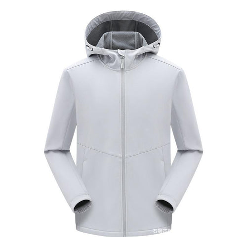 Herren technische Softshelljacke mit fleecegefütterter Kapuze und elastischem Stretchschnitt Nord Taschen