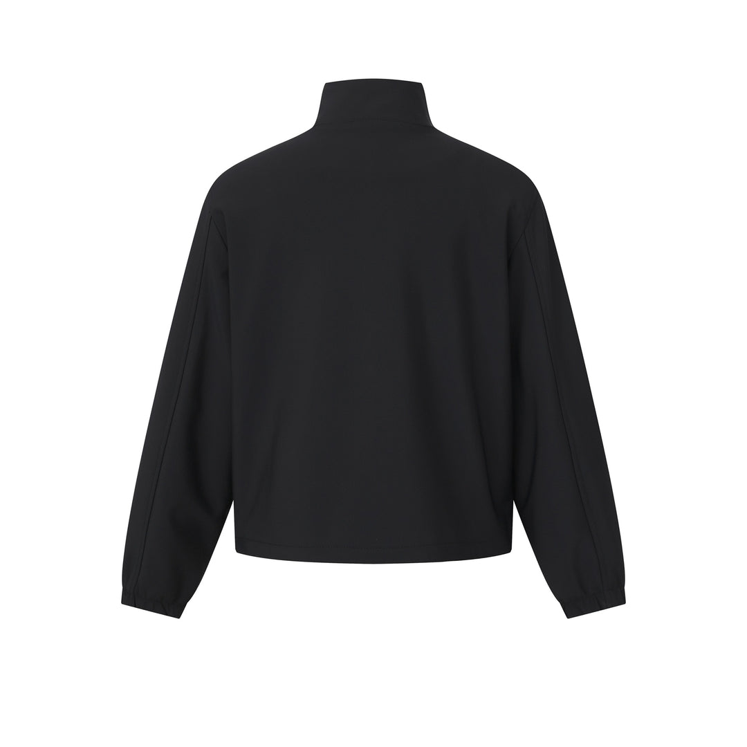 Unisex Kurz geschnittene leichte Softshelljacke mit Stehkragen und elastischen Bündchen Nord Taschen