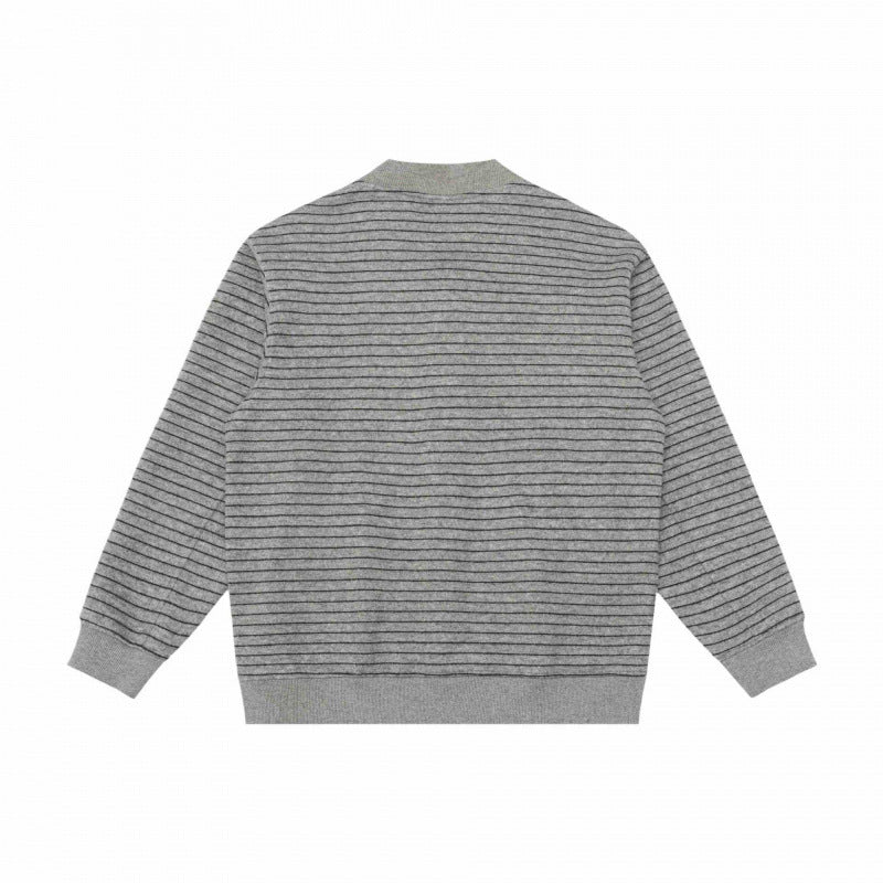 Herren Strukturiertes Strick-Cardigan mit Druckknopfleiste und geripptem Saum Nord Taschen