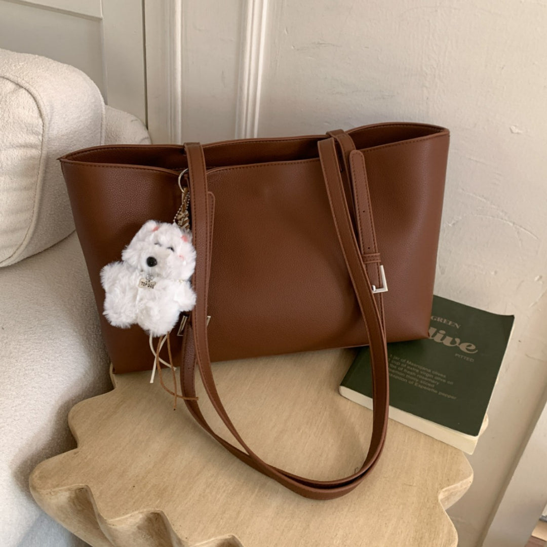Damen geräumige Shopper Tasche aus hochwertigem Kunstleder Nord Taschen