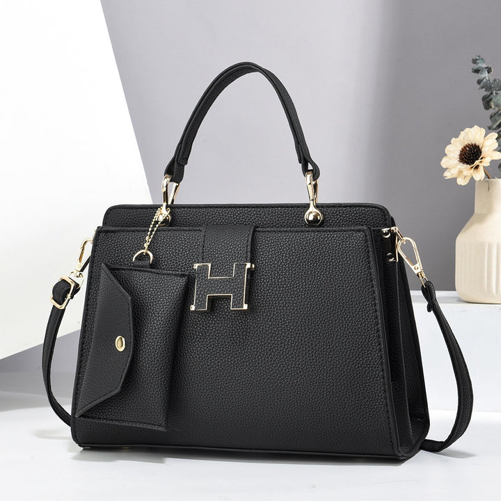 Damen elegante Handtasche mit abnehmbarem Mini-Geldbeutel Nord Taschen