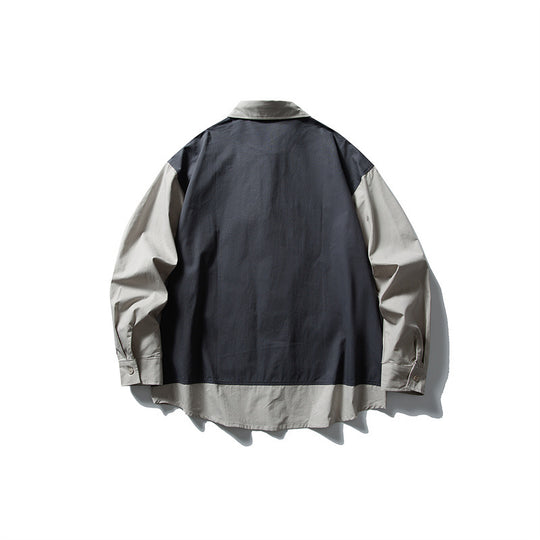 Herren Layering‑Hemd mit integrierter Utility‑Weste und Pattentaschen Nord Taschen