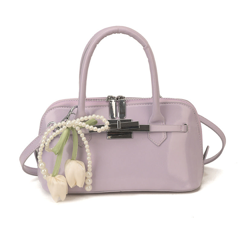 Damen modische Handtasche mit blumiger Schmuckverzierung Nord Taschen