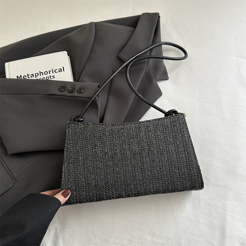 Damen Clutch-Tasche im modernen Flechtmuster Nord Taschen