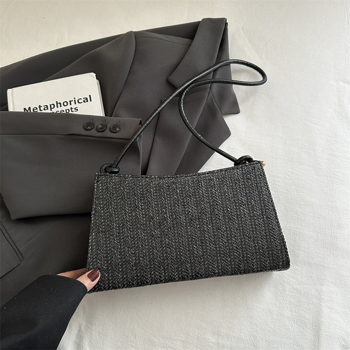 Damen Clutch-Tasche im modernen Flechtmuster Nord Taschen