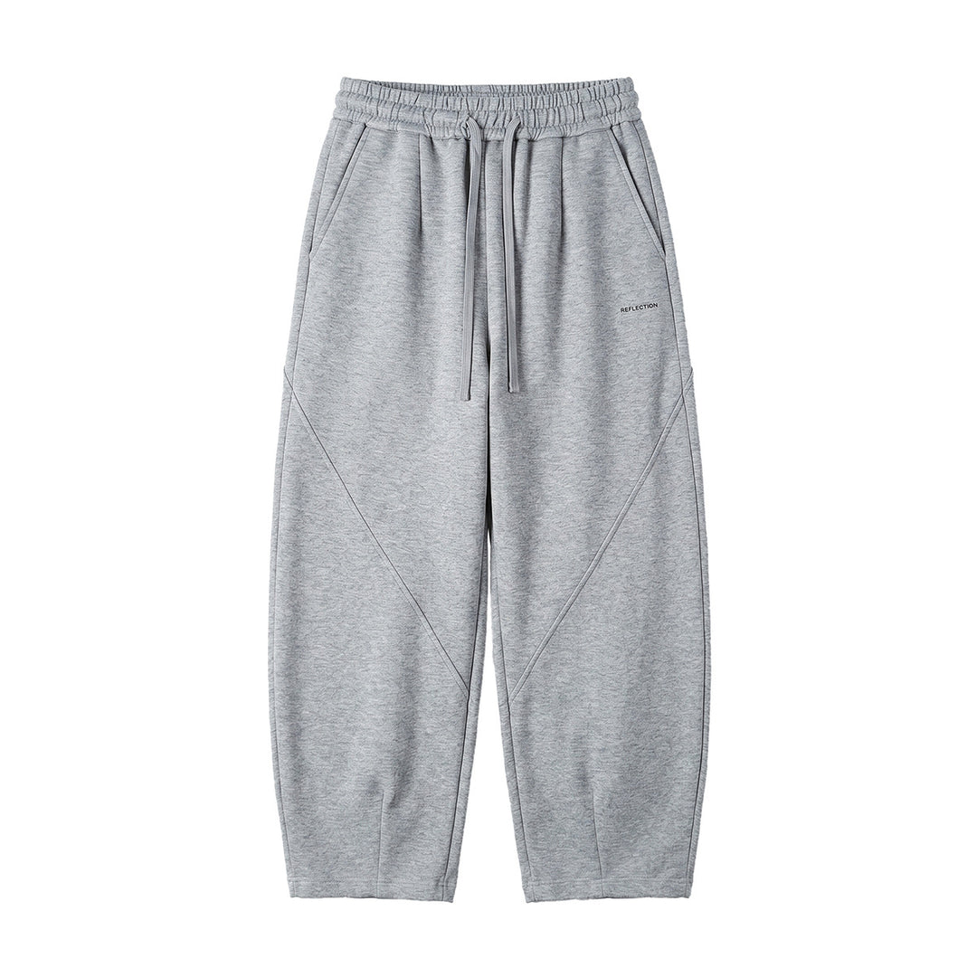 Herren Locker geschnittene Jogginghose mit Tunnelzug, Zierrnähten und Eingrifftaschen Nord Taschen