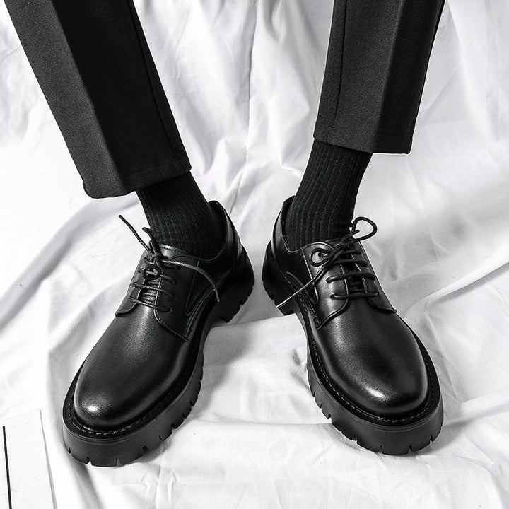 Herren Elegante Schnürschuhe mit stabiler Profilsohle und klassischem Design